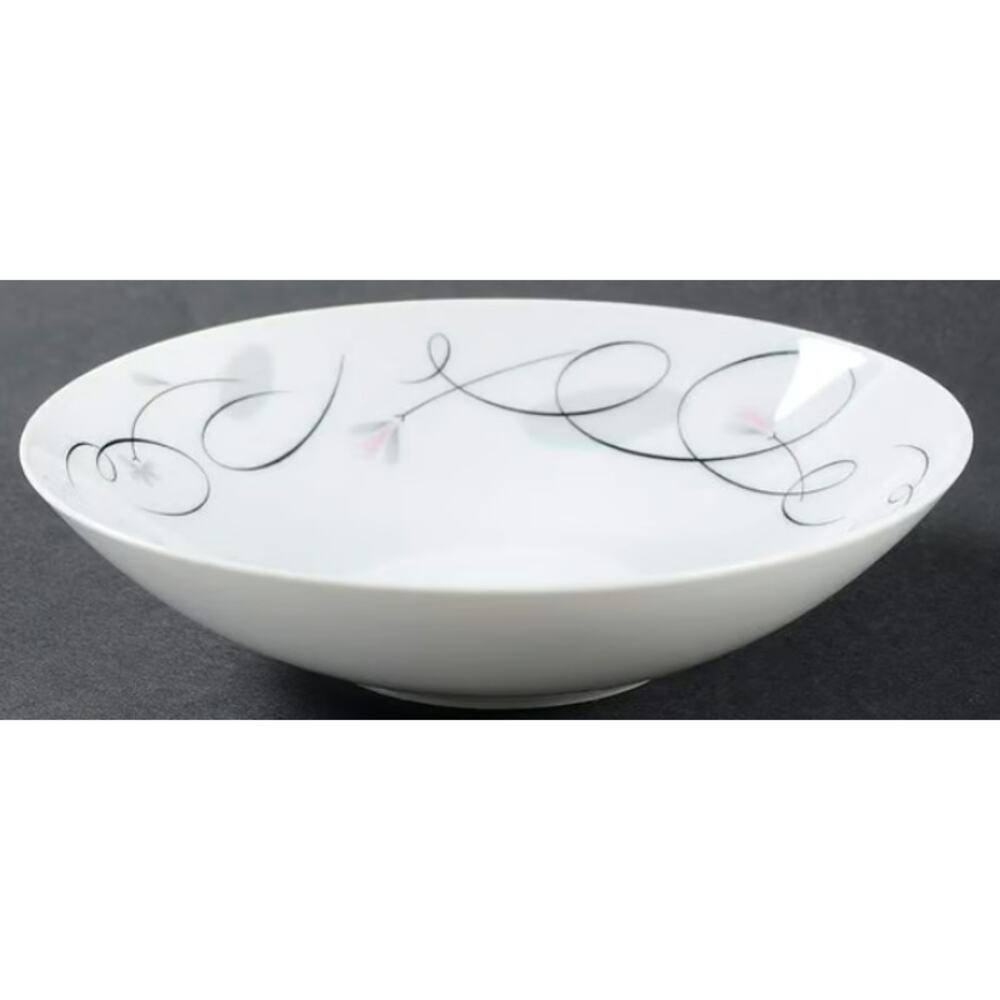 Sango Patrician Floral Abstract Coupe Soup Shallow Bowl Replacement LOT of 7